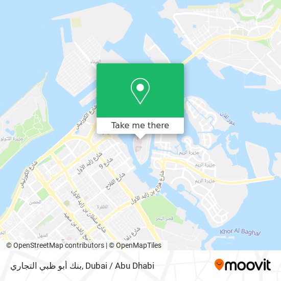 بنك أبو ظبي التجاري map