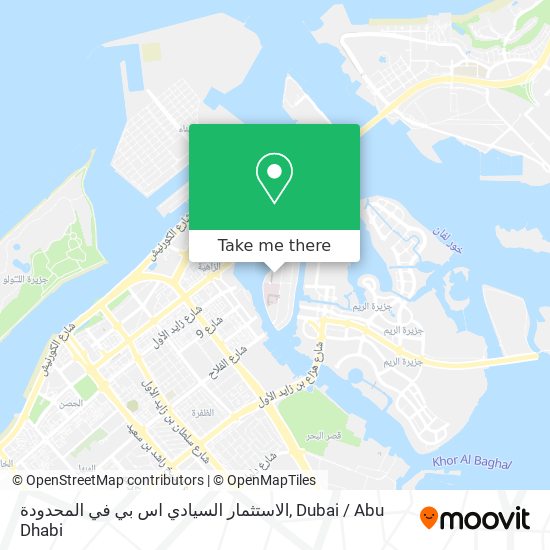 الاستثمار السيادي اس بي في المحدودة map