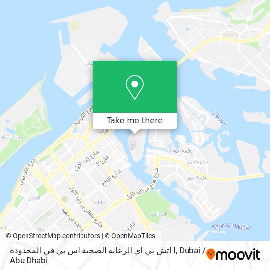 ا اتش بي اي الرعاىة الصحية اس بي في المحدودة map