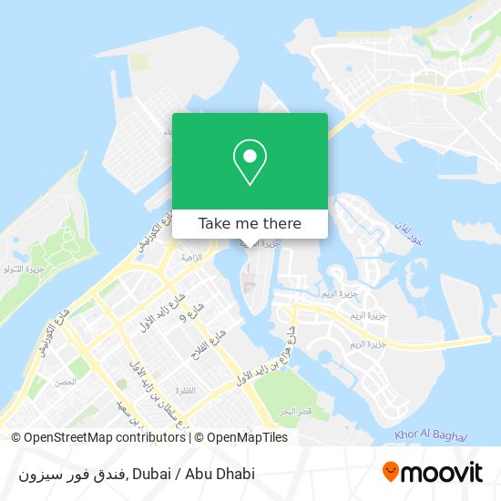 فندق فور سيزون map