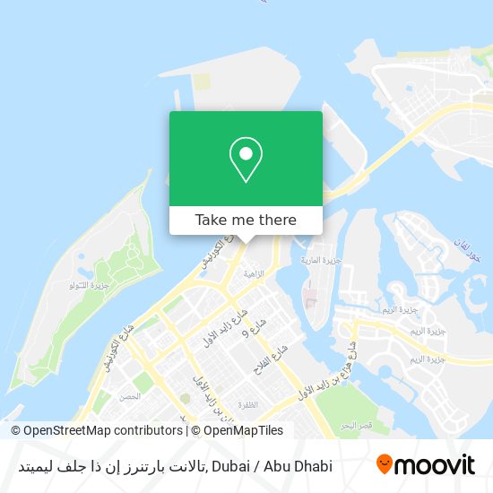 تالانت بارتنرز إن ذا جلف ليميتد map