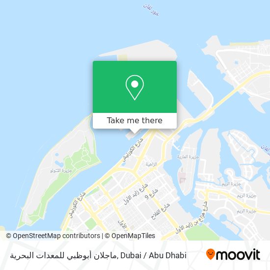 ماجلان أبوظبي للمعدات البحرية map