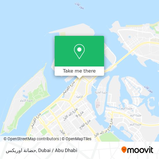 حضانة اوريكس map