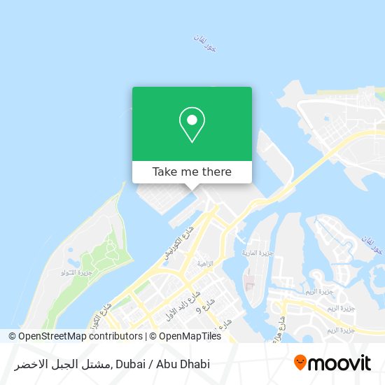 مشتل الجبل الاخضر map