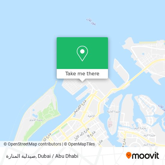 صيدلية المنارة map