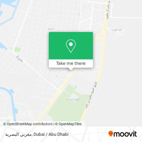 مغربي البصرية map