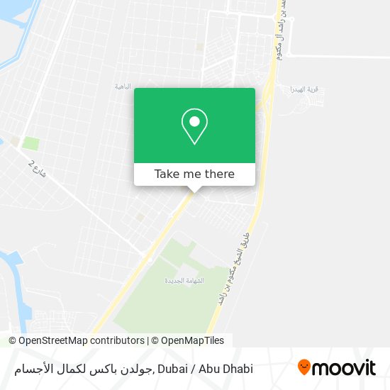 جولدن باكس لكمال الأجسام map