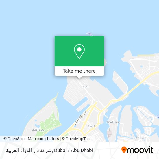 شركة دار الدواء العربية map