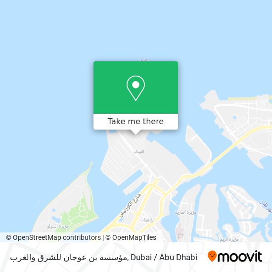 مؤسسة بن عوجان للشرق والغرب map