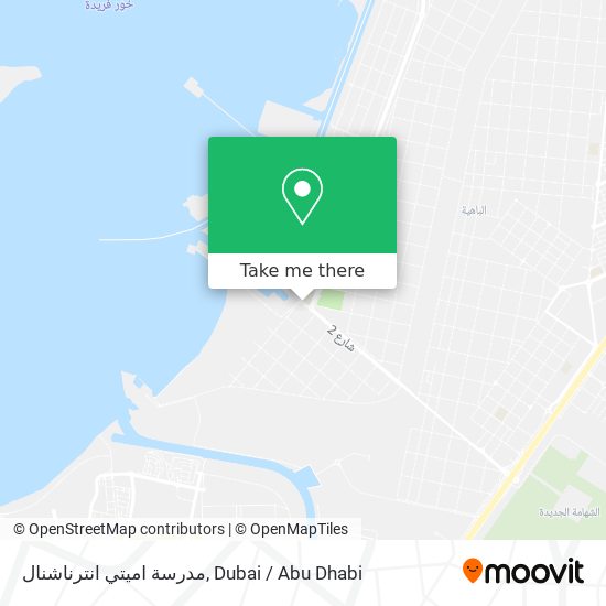 مدرسة اميتي انترناشنال map