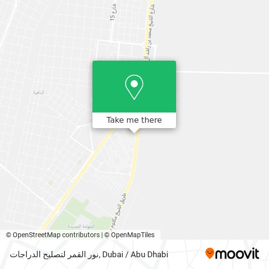 نور القمر لتصليح الدراجات map