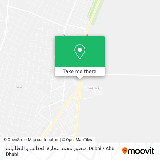 منصور محمد لتجارة الحقائب و البطانيات map