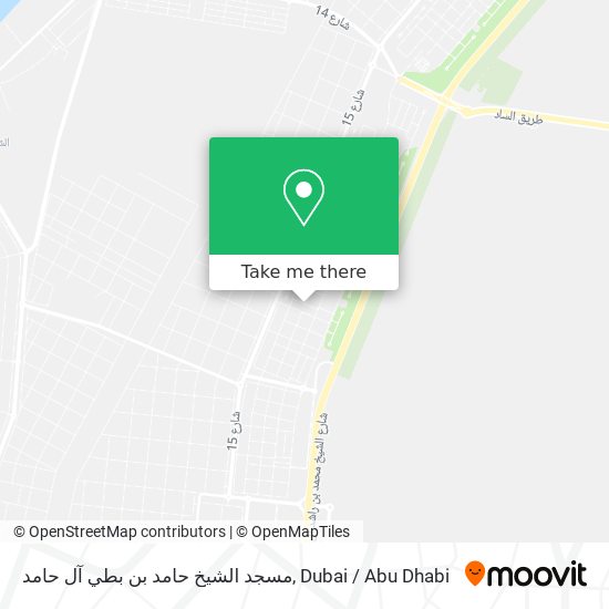 مسجد الشيخ حامد بن بطي آل حامد map