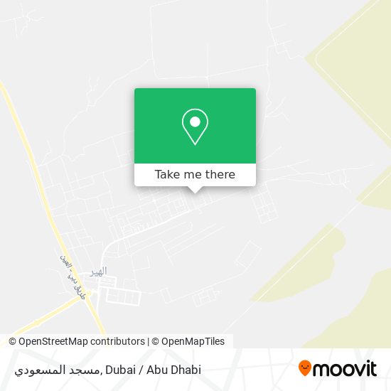 مسجد المسعودي map