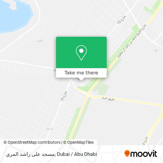 مسجد على راشد المري map