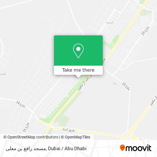 مسجد رافع بن معلى map
