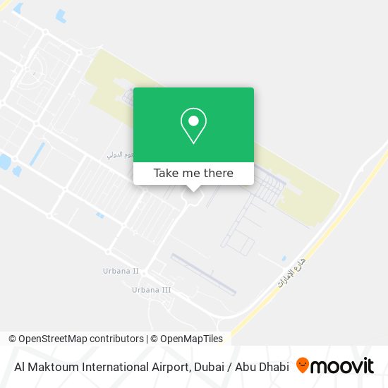 Al Maktoum International Airport map