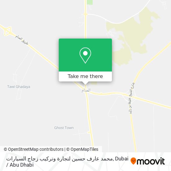 محمد عارف حسين لتجارة وتركيب زجاج السيارات map