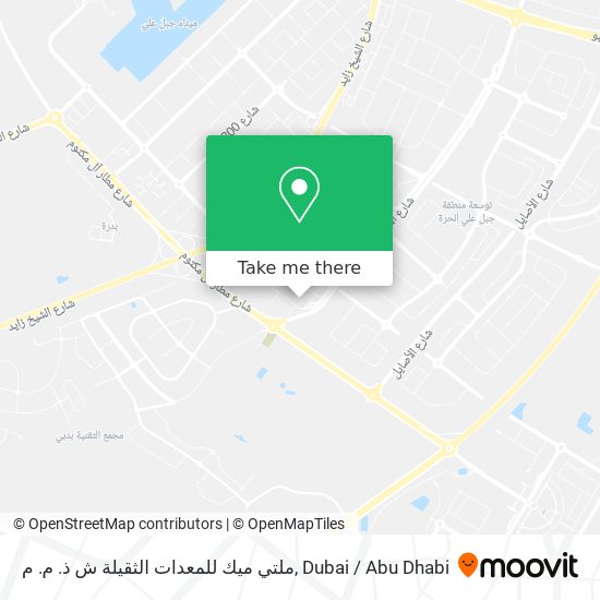 ملتي ميك للمعدات الثقيلة ش ذ. م. م map