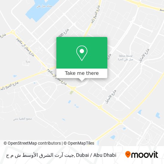 جيت آرت الشرق الأوسط ش م ح map