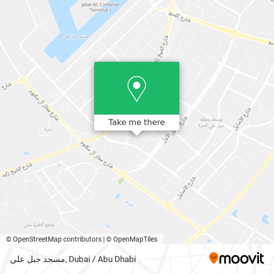 مسجد جبل علي map