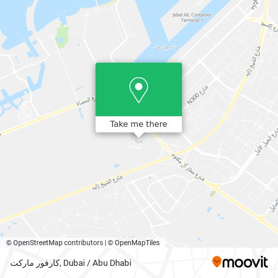 كارفور ماركت map