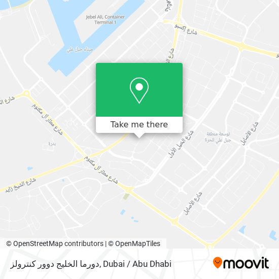 دورما الخليج دوور كنترولز map