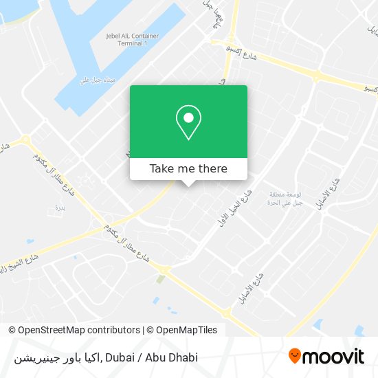 اكيا باور جينيريشن map