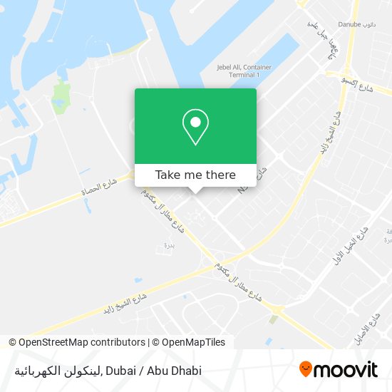 لينكولن الكهربائية map