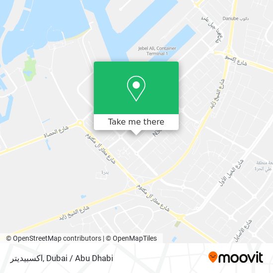 اكسبيديتر map