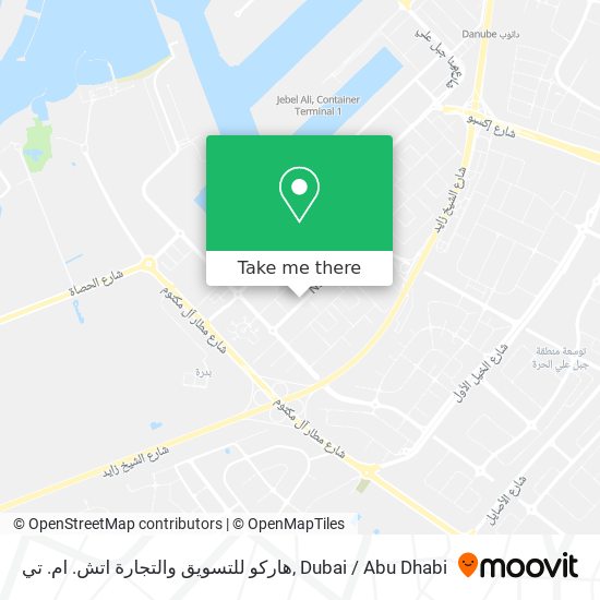 هاركو للتسويق والتجارة اتش. ام. تي map