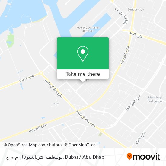 بوليغلف انترناشيونال م م ح map