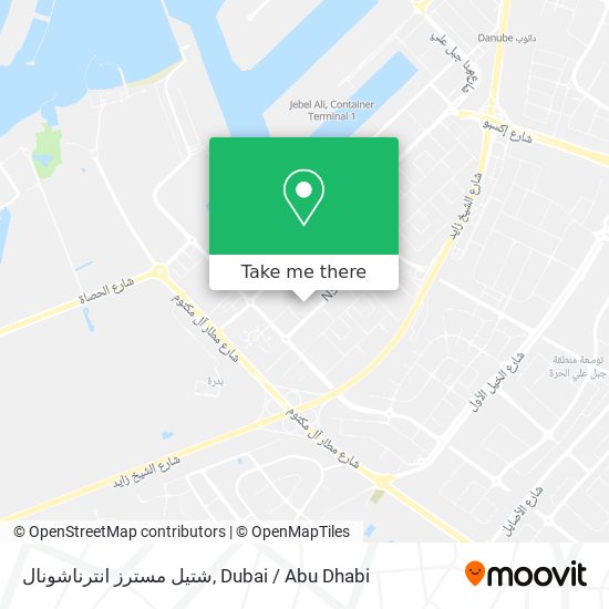 شتيل مسترز انترناشونال map