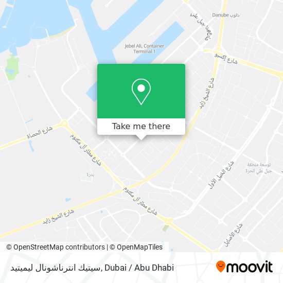 سيتيك انترناشونال ليميتيد map