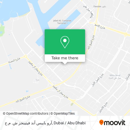 آرو بايبس آند فيتينجز ش. م.ح map