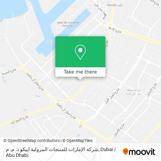 شركة الإمارات للمنتجات البترولية ايبكو ذ. م. م map