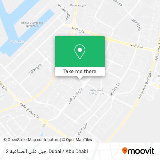 جبل علي الصناعية 2 map