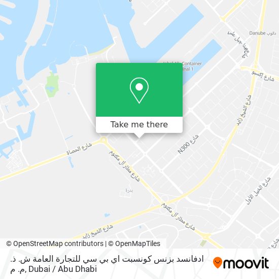 ادفانسد بزنس كونسبت اي بي سي للتجارة العامة ش. ذ. م. م map