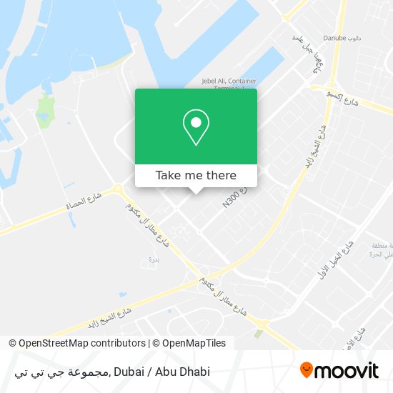 مجموعة جي تي تي map