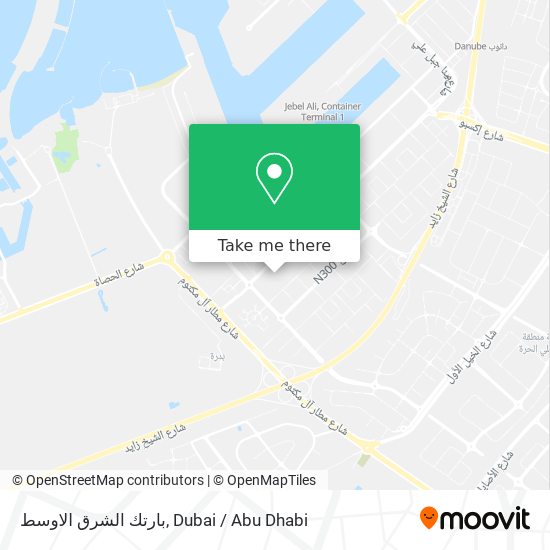 بارتك الشرق الاوسط map