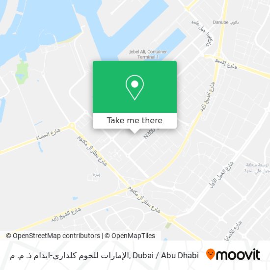 الإمارات للحوم كلداري-ايدام ذ. م. م map