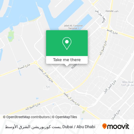 بست كوربوريشن الشرق الأوسط map