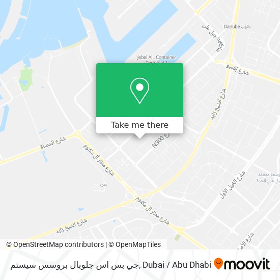 جي بس اس جلوبال بروسس سيستم map