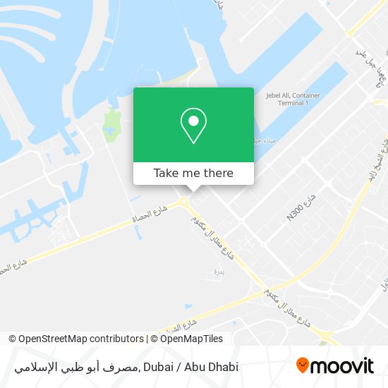 مصرف أبو ظبي الإسلامي map