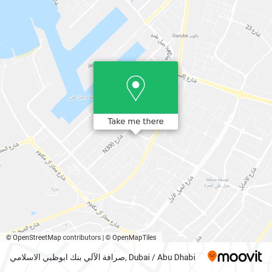 صرافة الآلي بنك ابوظبي الاسلامي map