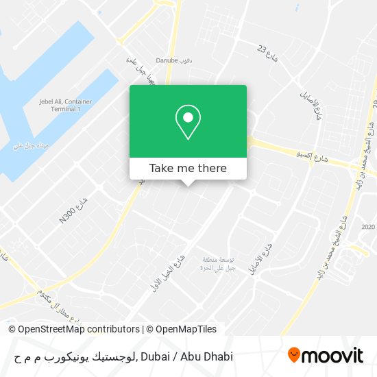 لوجستيك يونيكورب م م ح map