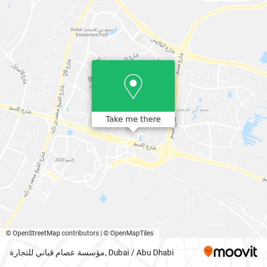 مؤسسة عصام قباني للتجارة map