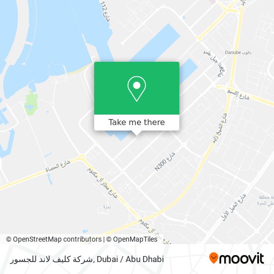 شركة كليف لاند للجسور map