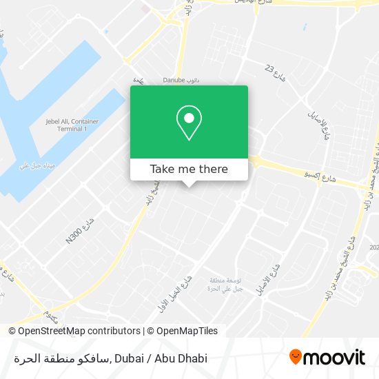 سافكو منطقة الحرة map