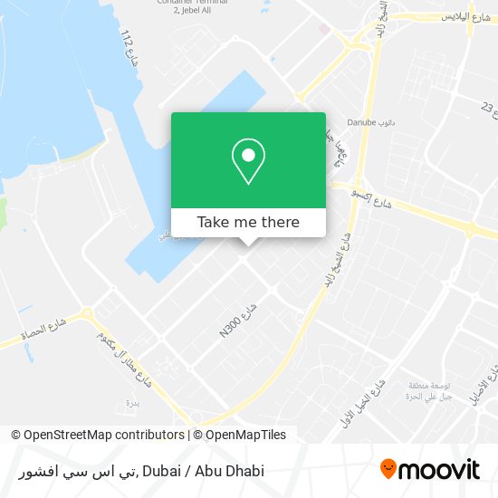 تي اس سي افشور map